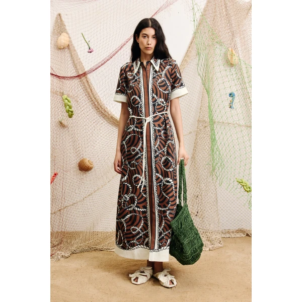 Alemais Sail Shirtdress