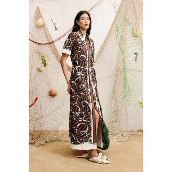Alemais Sail Shirtdress