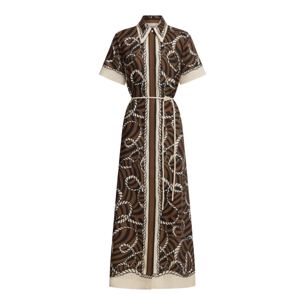 Alemais Sail Shirtdress | Midi Dresses | Coveti