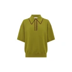Alémais Valentina Olive Knit Polo