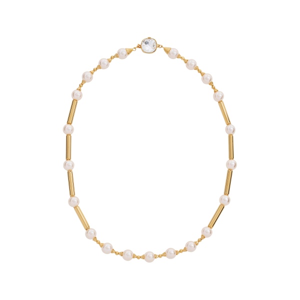 Pearl and Gold Necklace