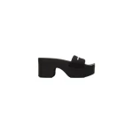 Alexander Wang 85mm Platform Slide in Black | Coveti