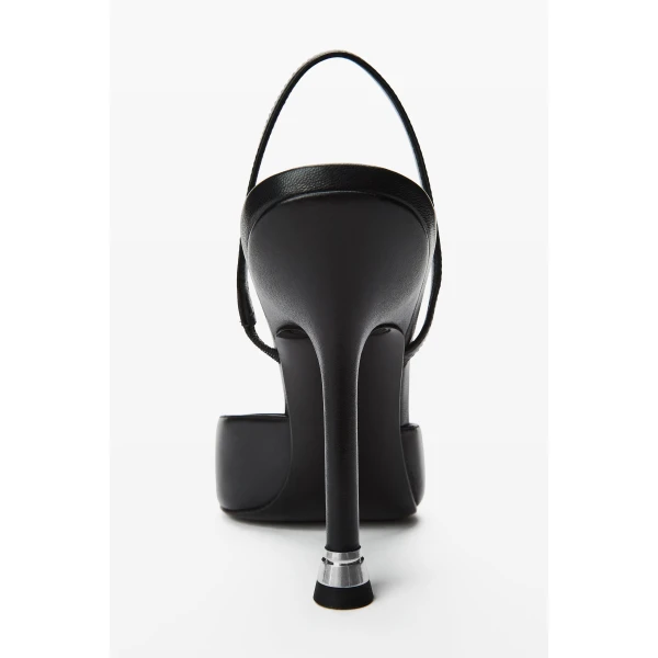 Alexander Wang Akilita 105mm Slingback in Black | Heels | Coveti
