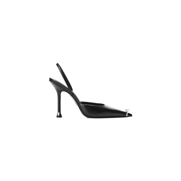 Alexander Wang Akilita 105mm Slingback in Black | Coveti