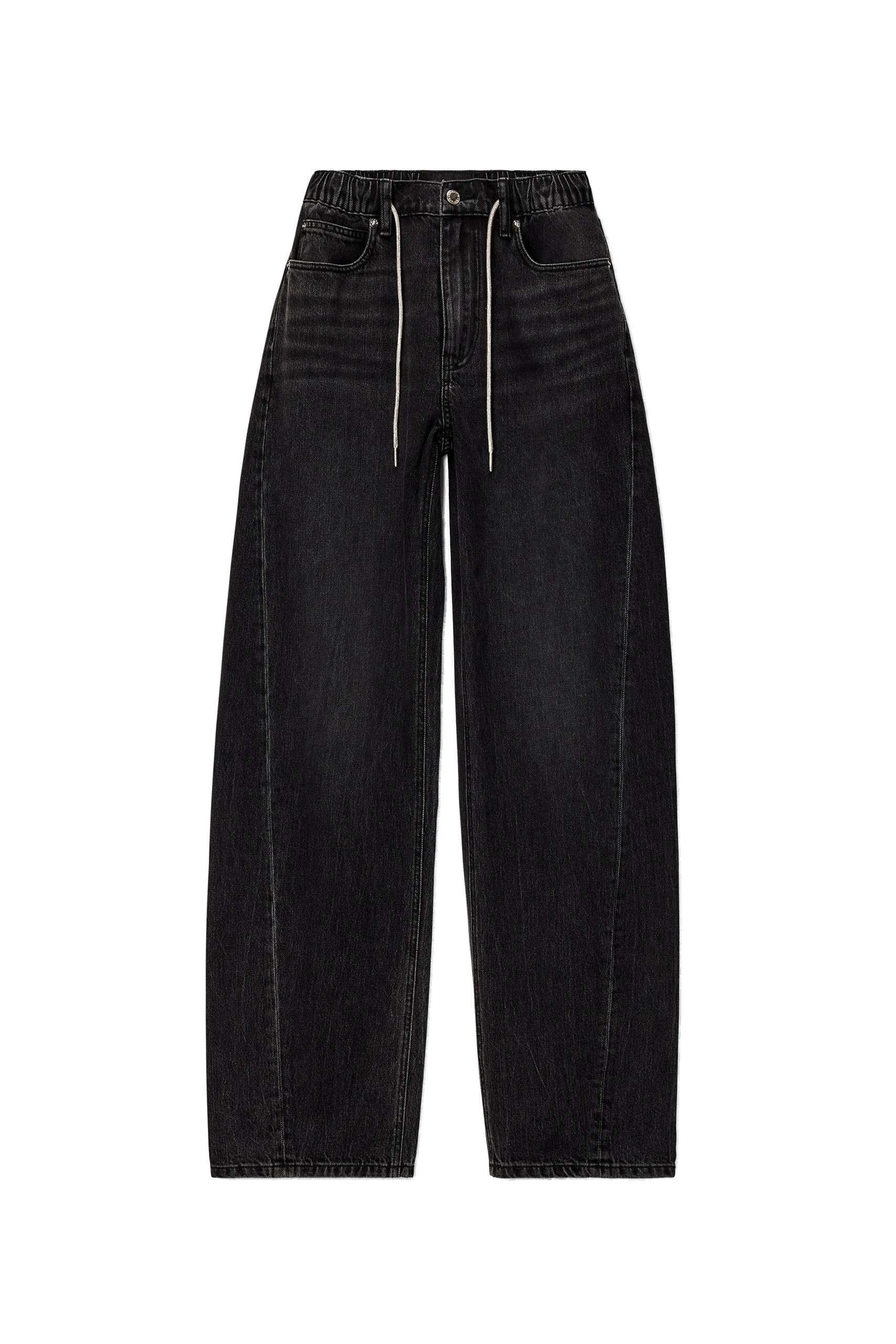 Alexander Wang Balloon Crystal Hotfix Drawcord Jogger in Grey Aged Alexander Wang Balloon Crystal Hotfix Drawcord Jogger in Grey Aged | Coveti