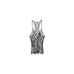 Alexander Wang Barbed Leather Tank in Black | Coveti