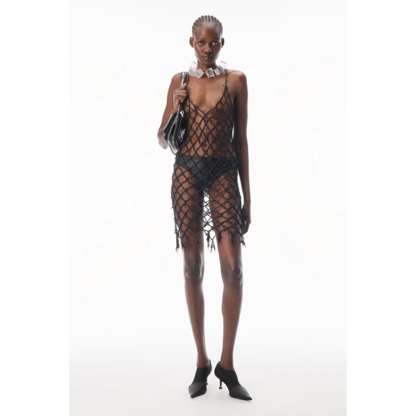 Alexander Wang Barbed Wire Dress in Black | Dresses | Coveti