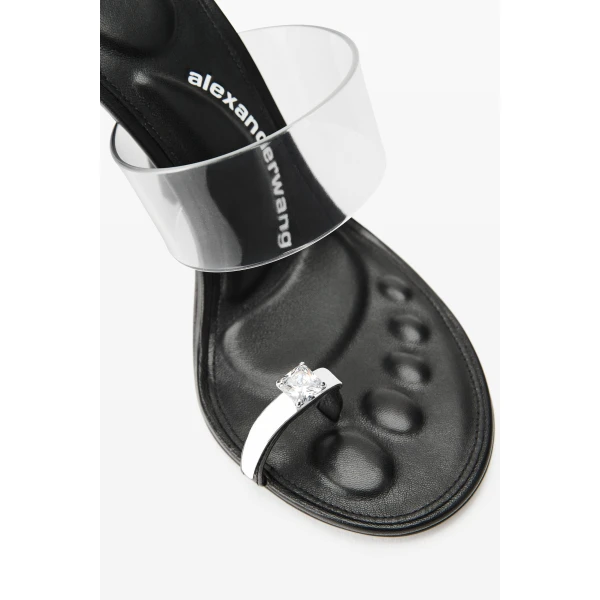 Alexander Wang Bianca 105mm Sandal in Black | Sandals | Coveti