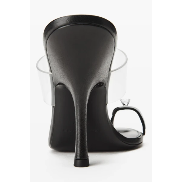 Alexander Wang Bianca 105mm Sandal in Black | Sandals | Coveti