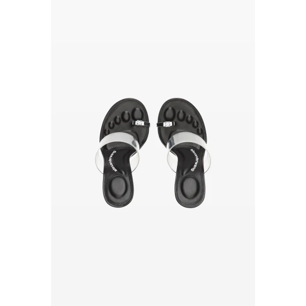 Alexander Wang Bianca 105mm Sandal in Black | Sandals | Coveti