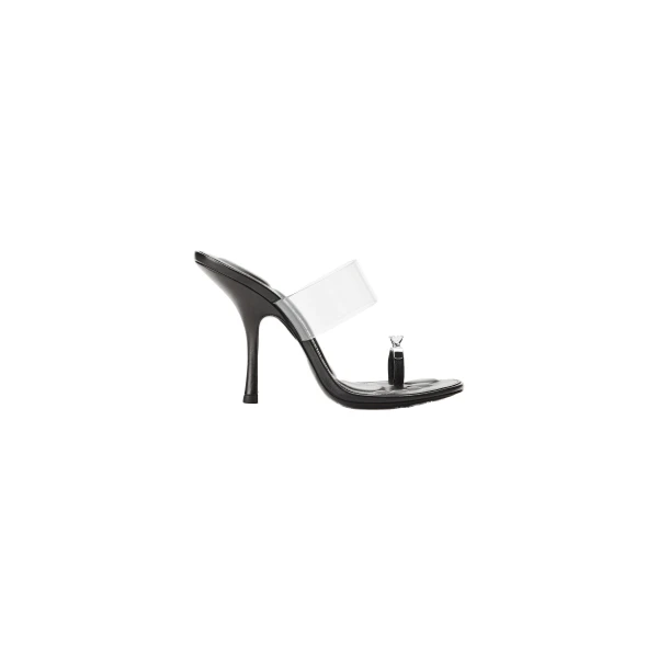 Alexander Wang Bianca 105mm Sandal in Black | Coveti