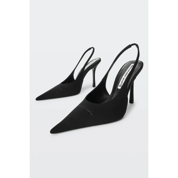 Alexander Wang Buffy 105mm Slingback Pump in Black | Heels | Coveti