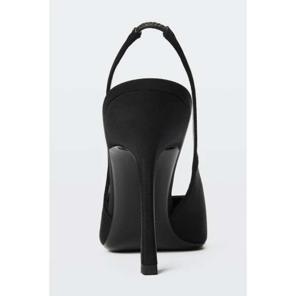 Alexander Wang Buffy 105mm Slingback Pump in Black | Heels | Coveti
