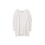 Alexander Wang Bungee Scoop Neck Mini Shirt Dress in White | Coveti