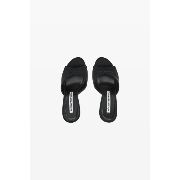 Alexander Wang Cher 105mm Mule in Black | Mules | Coveti