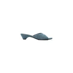 Alexander Wang Cher 35mm Kitten Mule in Blue | Coveti