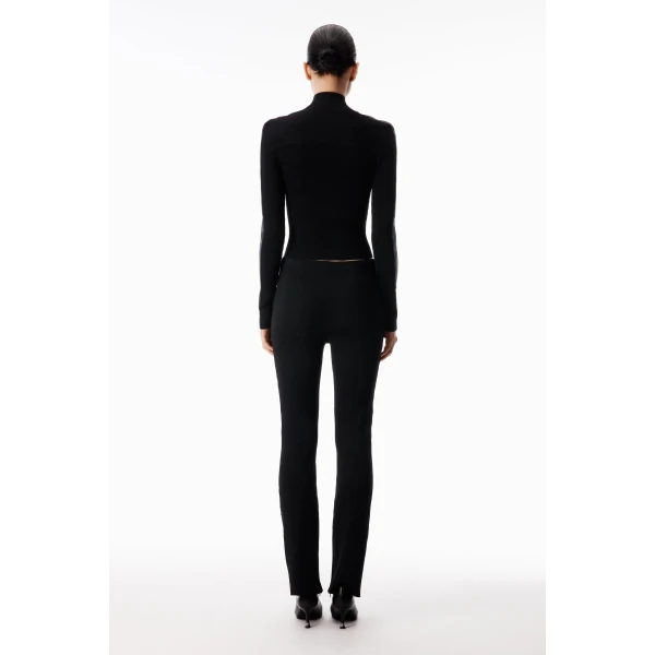 Alexander Wang Debossed Logo Fitted Jacket in Black | Jackets | Coveti