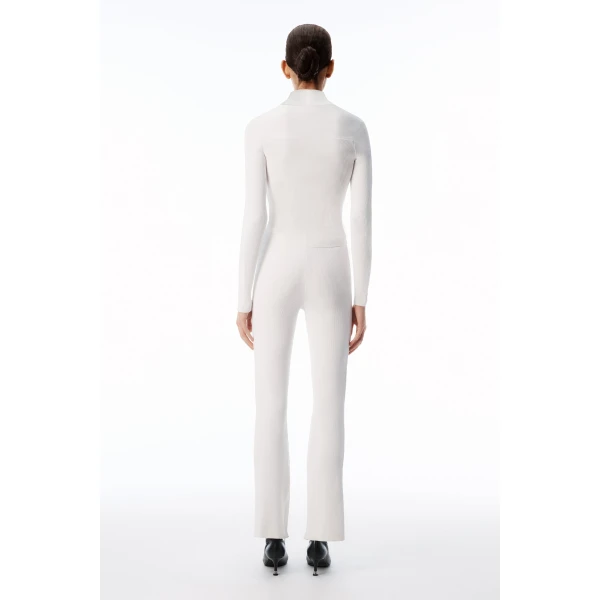 Alexander Wang Debossed Logo Fitted Jacket in Optic White | Jackets | Coveti