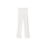 Alexander Wang Debossed Logo Fitted Pant in Optic White | Coveti