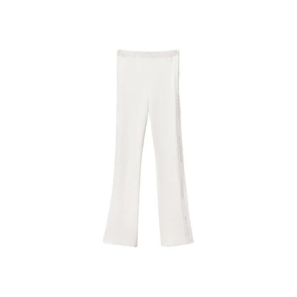 Alexander Wang Debossed Logo Fitted Pant in Optic White | Coveti