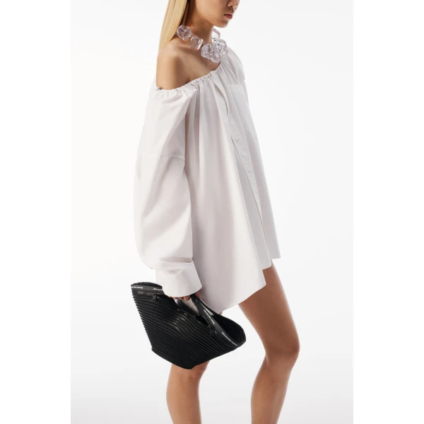 Alexander Wang Disc Small Zipper Tote in Black | Totes & Top-Handle Bags | Coveti