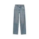 Alexander Wang EZ Crystal Hotfix Mirror Logo Jean in Vintage Medium Indigo | Coveti