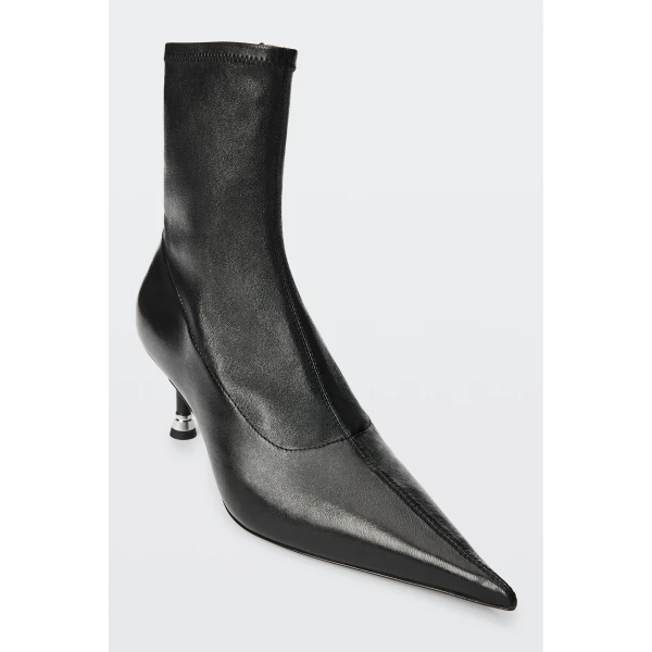 Alexander Wang Fei 65mm Stretch Ankle Boot in Black | Boots | Coveti