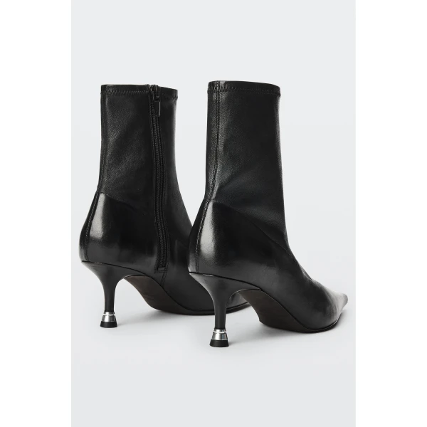 Alexander Wang Fei 65mm Stretch Ankle Boot in Black | Boots | Coveti