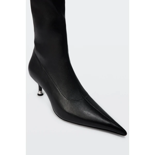 Alexander Wang Fei 65mm Stretch Thigh High Boot in Black | Boots | Coveti