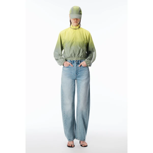 Alexander Wang Float Mid-Rise Jean in Vintage Bleach Blue | Denim | Coveti