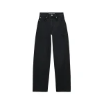 Alexander Wang Float Mid-Rise Relaxed Jean in Faded Black | Coveti
