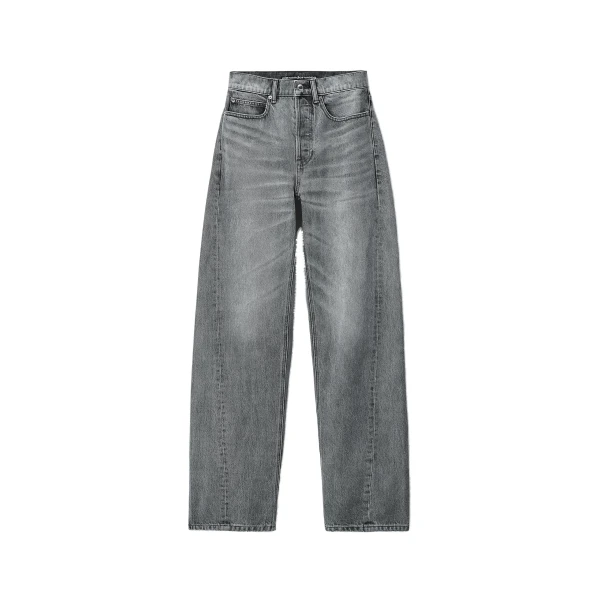 Float Mid-Rise Relaxed Shadow Pocket Jean in Washed Grey