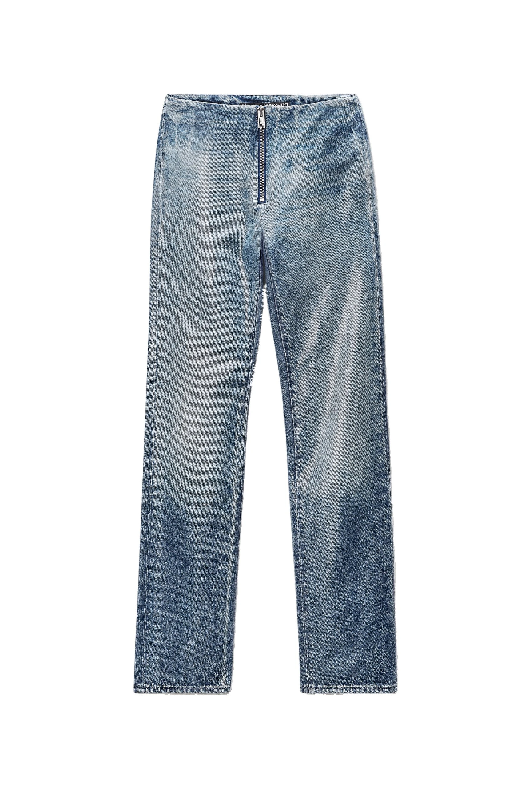 Alexander Wang Glazed Denim Slim Pant in Glazed Vintage Indigo Alexander Wang Glazed Denim Slim Pant in Glazed Vintage Indigo | Coveti