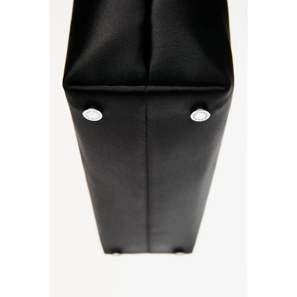 Alexander Wang Heiress Pouch in Satin in Black | Clutch Bags | Coveti