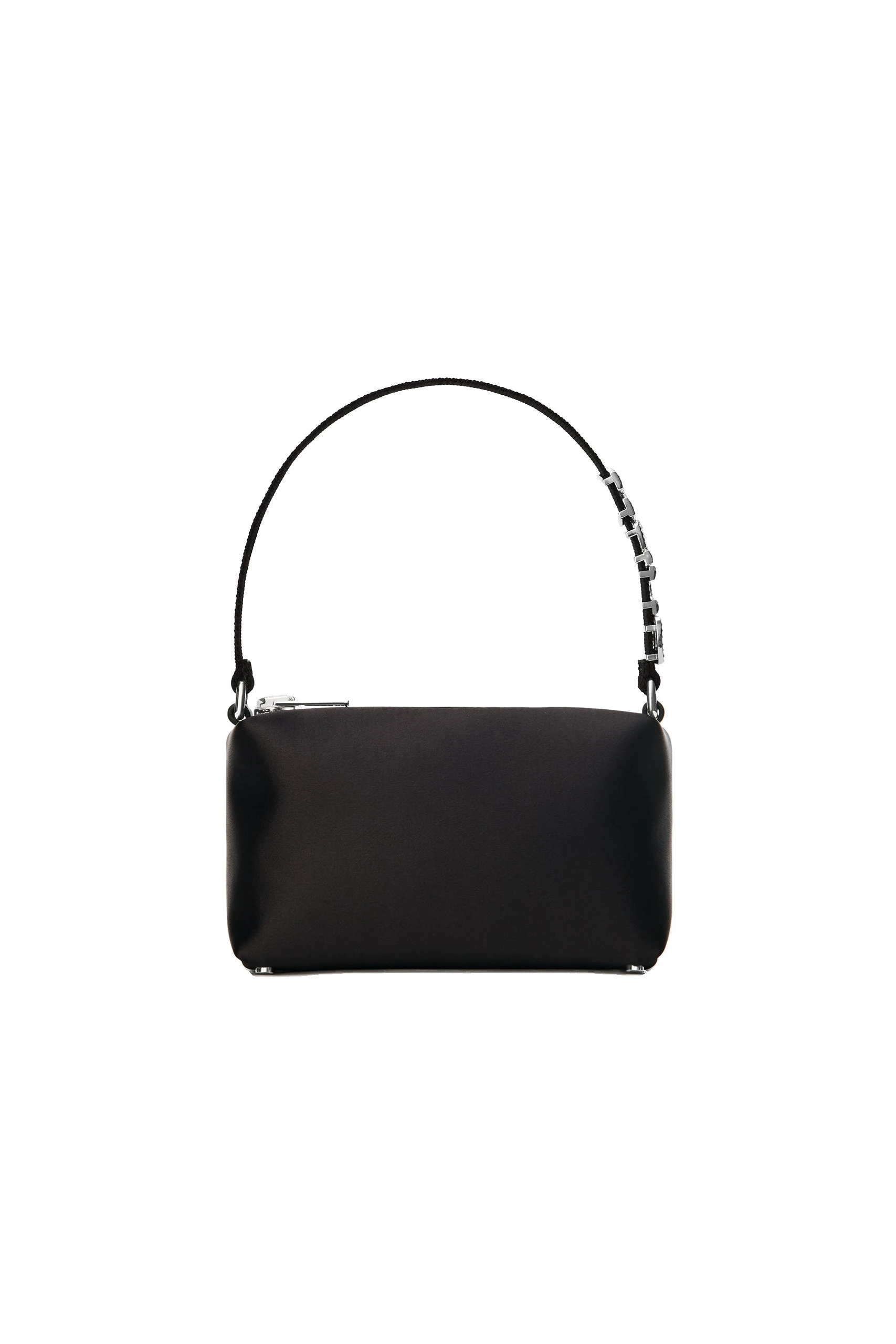 Alexander Wang Heiress Pouch in Satin in Black Alexander Wang Heiress Pouch in Satin in Black | Coveti
