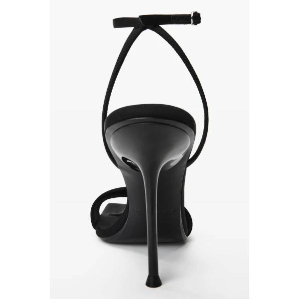 Alexander Wang Julie 105mm Billboard Sandal in Black | Sandals | Coveti
