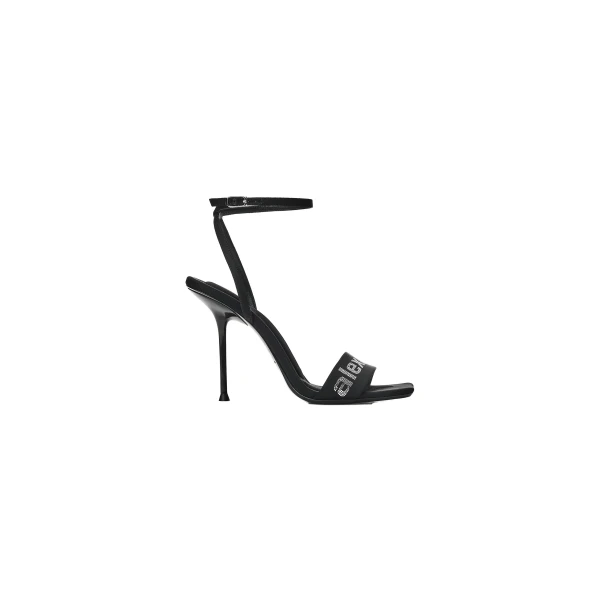Alexander Wang Julie 105mm Billboard Sandal in Black | Coveti