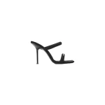 Alexander Wang Julie 105mm Nylon Tubular Sandal in Black | Coveti