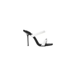 Alexander Wang Julie 105mm Nylon Tubular Sandal in White | Coveti