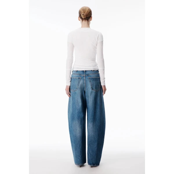 Alexander Wang Layered Long-Sleeve Top in White | Tops | Coveti