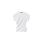 Alexander Wang Layered Short-Sleeve Top in White | Coveti