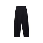 Alexander Wang Logo Elastic Mid-Rise Articulated Pant in Dark Navy | Coveti
