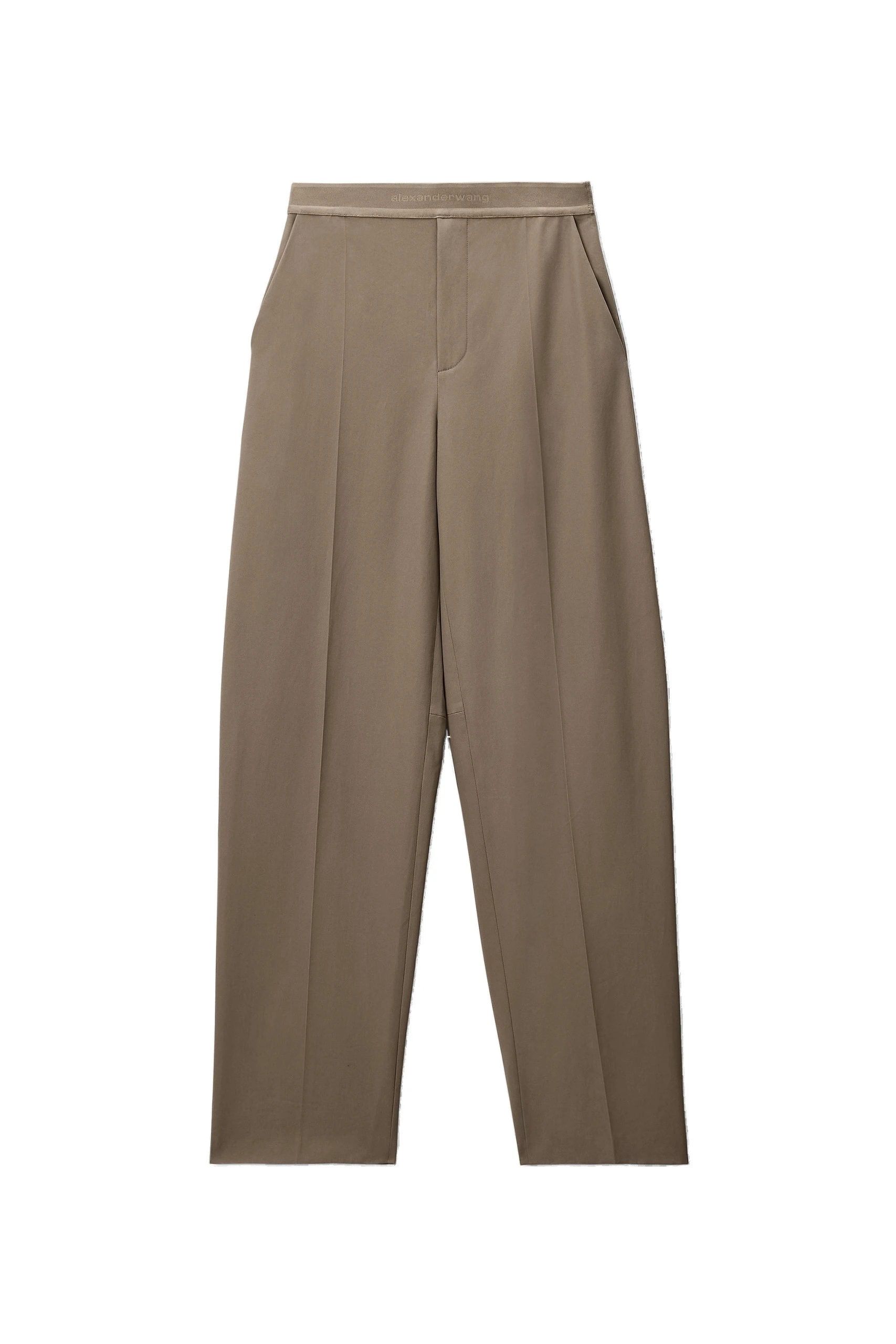 Alexander Wang Logo Elastic Mid-Rise Articulated Pant in Fallen Rock Alexander Wang Logo Elastic Mid-Rise Articulated Pant in Fallen Rock | Coveti