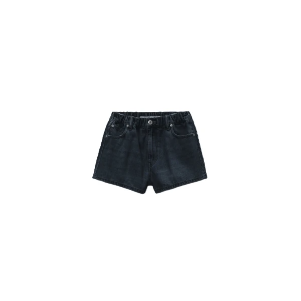 Logo-Embossed Marathon Shorts in Grey Aged