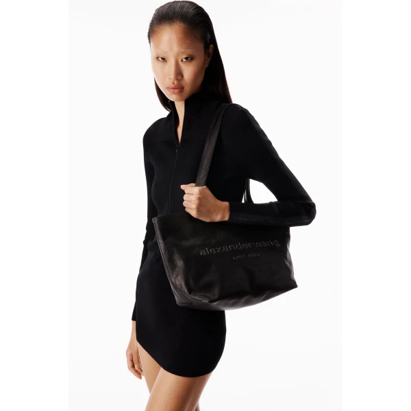 Alexander Wang Logo Track Stripe Dress in Black | Dresses | Coveti
