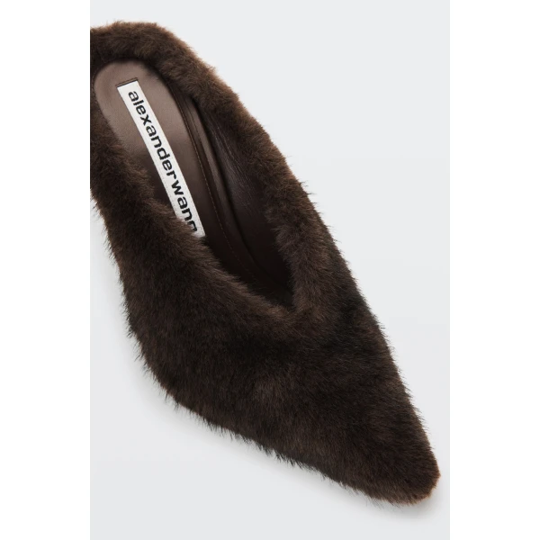 Alexander Wang Natasha 105mm Pump in Brown | Heels | Coveti