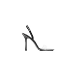 Alexander Wang Nova 105mm Zipper Slingback in Black | Coveti