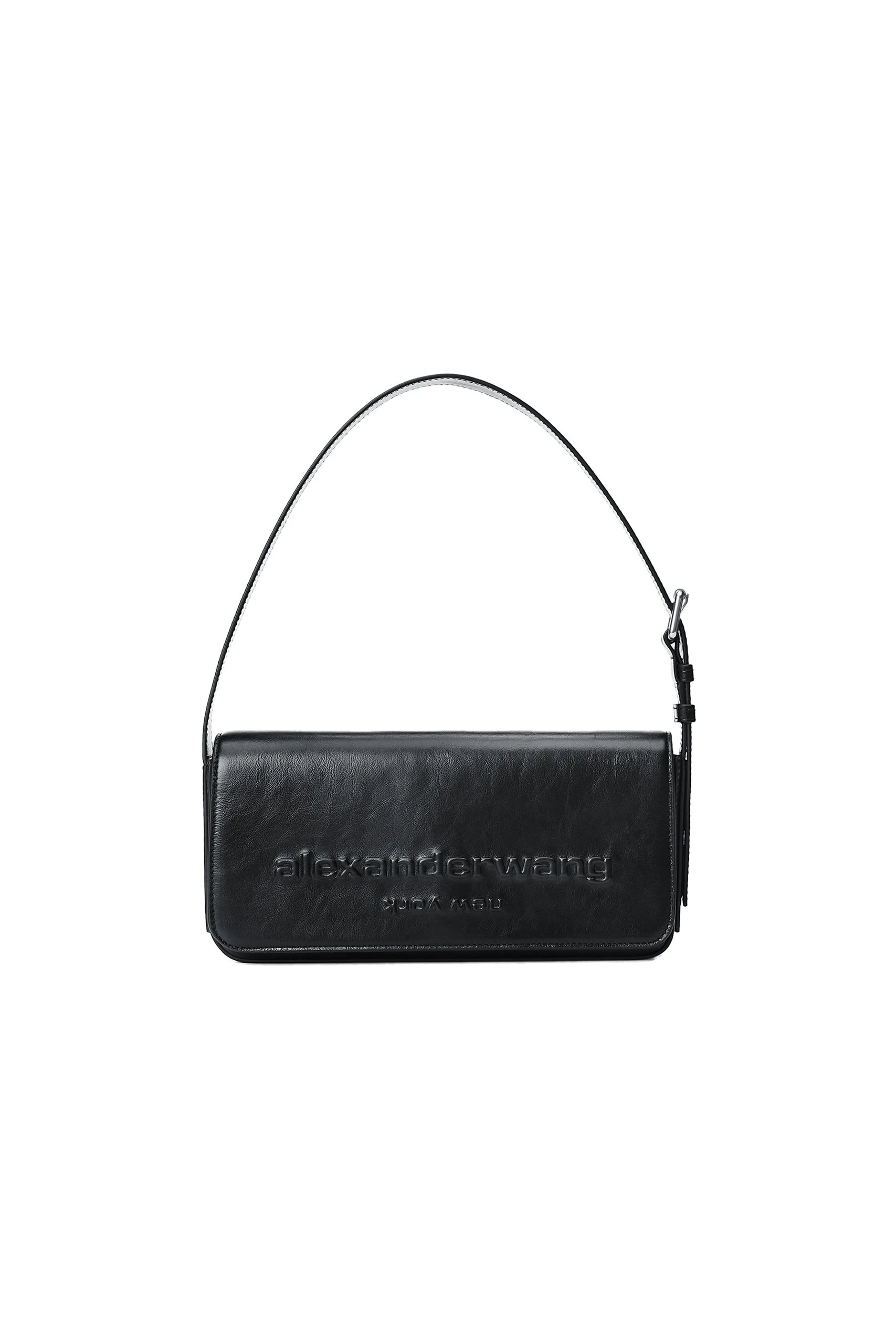 Alexander Wang Punch Flap Shoulder Bag in Black Alexander Wang Punch Flap Shoulder Bag in Black | Coveti