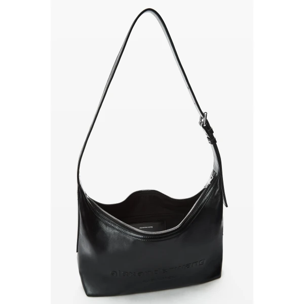 Alexander Wang Punch Sling Crossbody Bag in Black | Shoulder & Crossbody Bags | Coveti