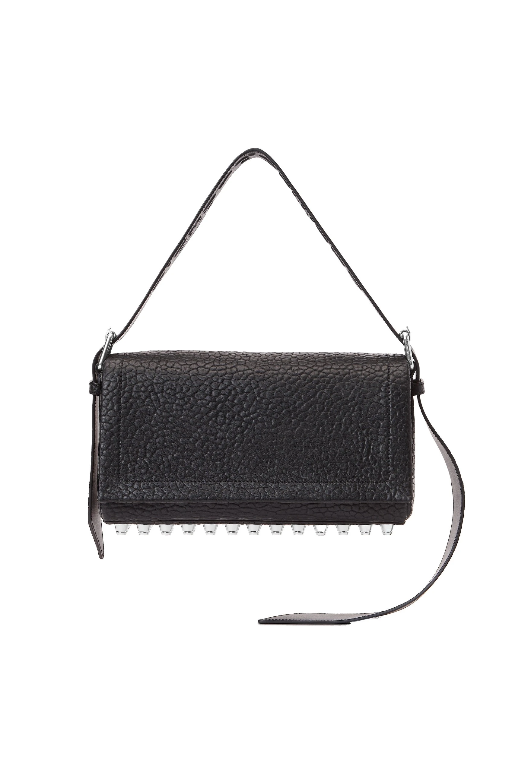 Alexander Wang Ricco Medium Flap Bag in Black Alexander Wang Ricco Medium Flap Bag in Black | Coveti